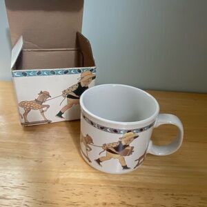 Golden Days child's ceramic mug vintage new in box 1991 Charpentre
